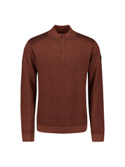 Strickpullover aus Baumwolle - 141-Terra - Braun