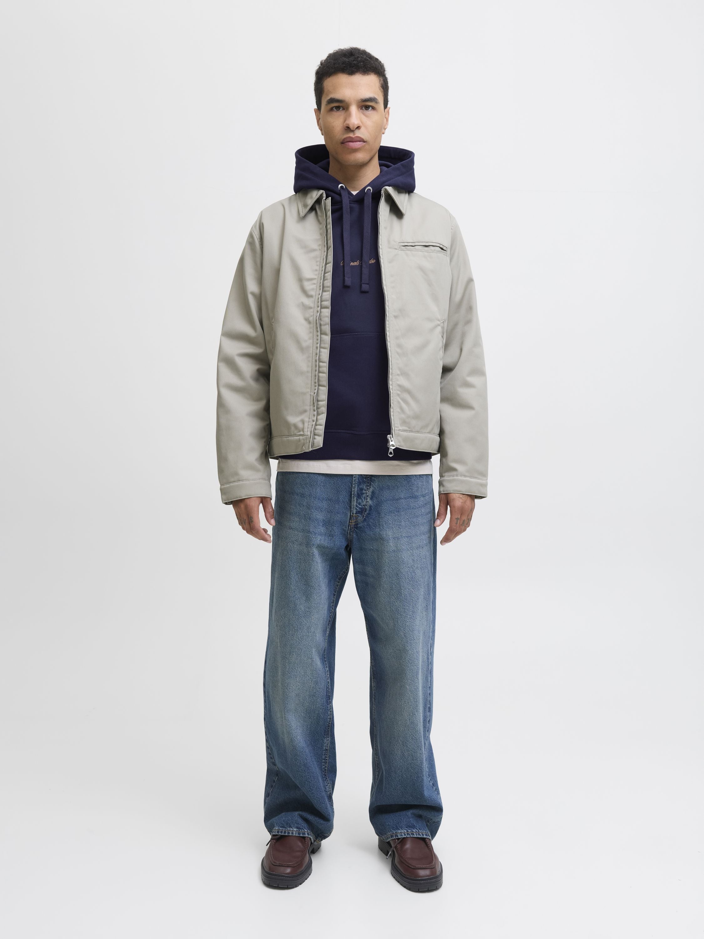 Sweathoodie - Ocean Cavern - Blau