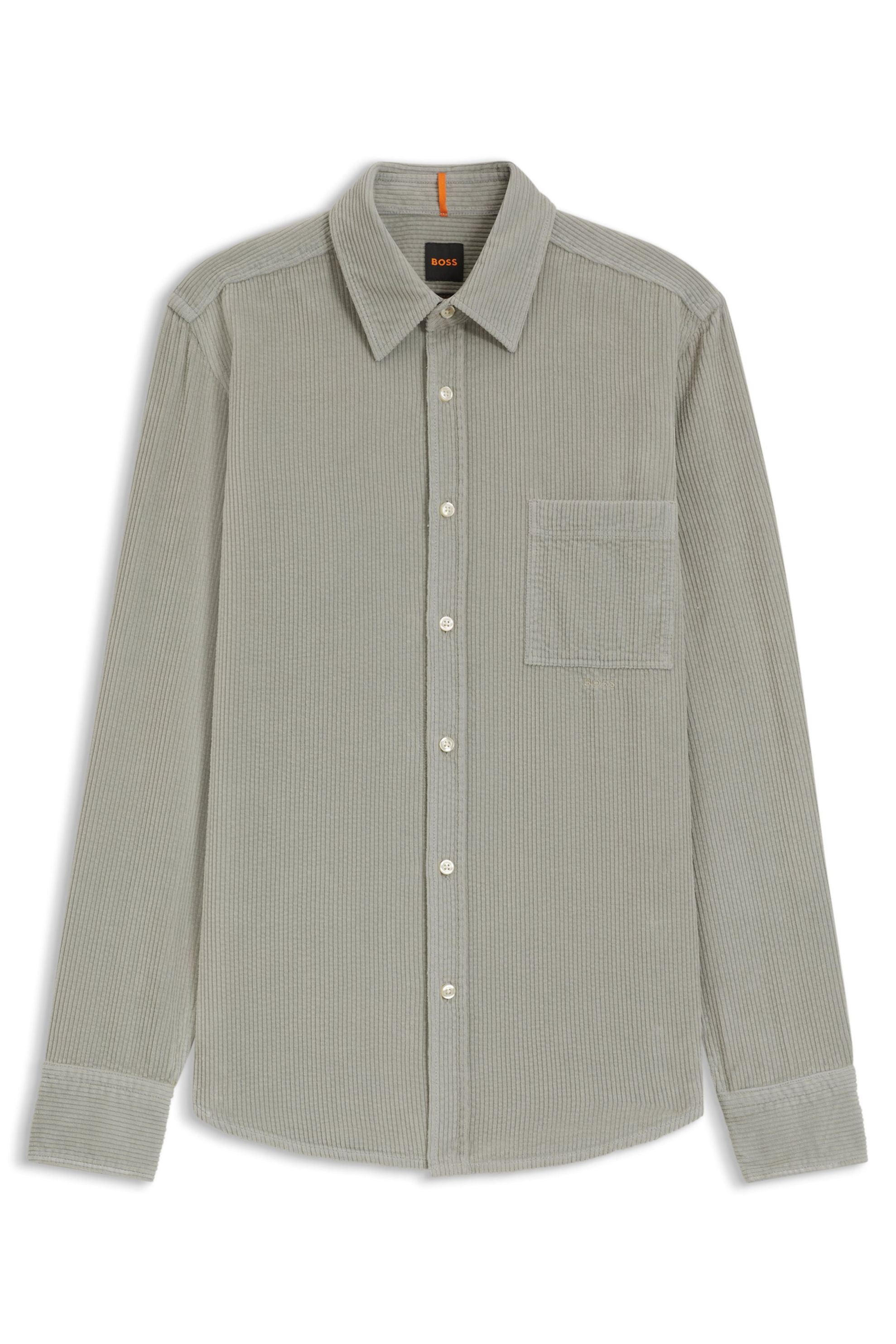 Overshirt Regular Fit aus Cord - 351-Open Green - Grün