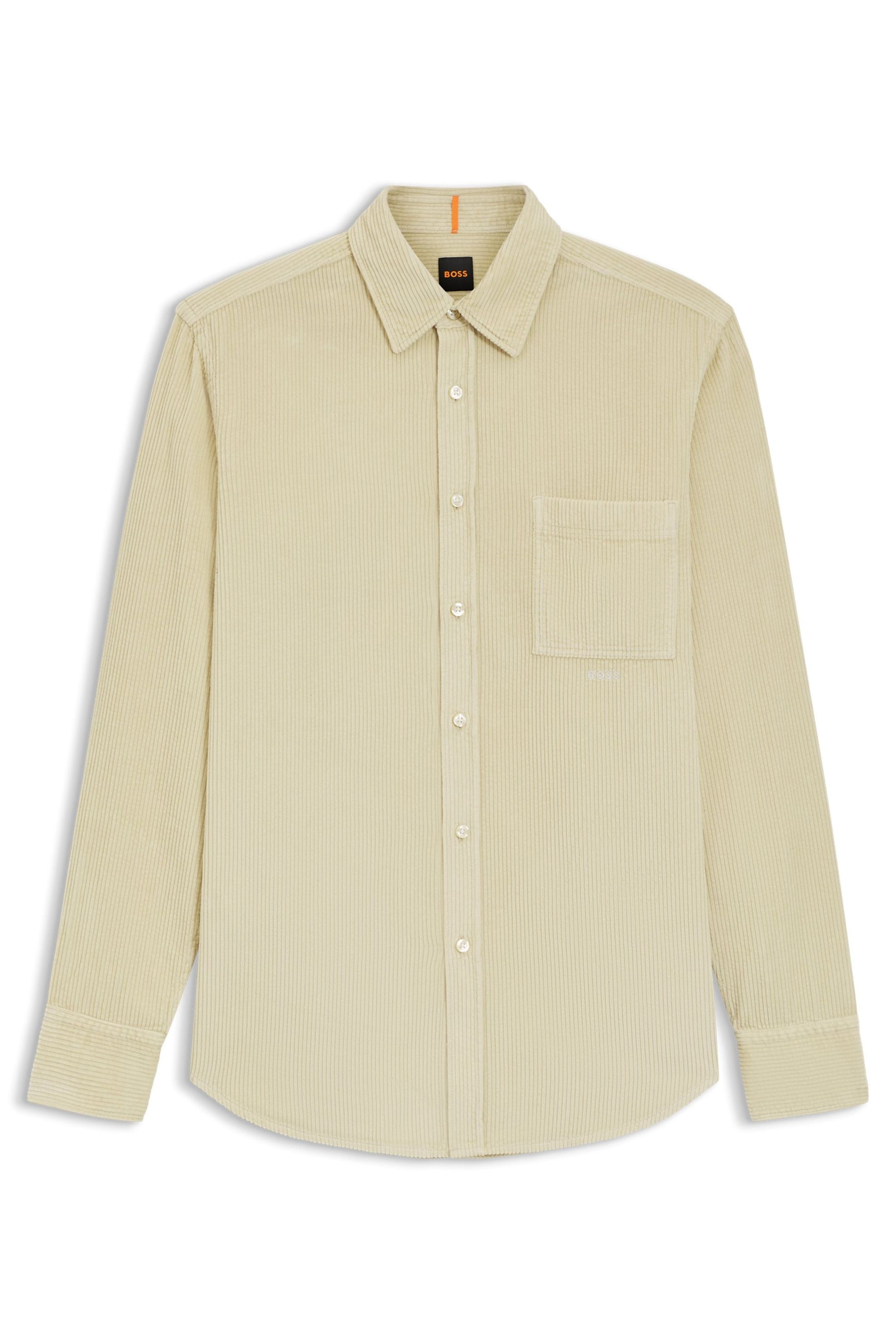 Overshirt Regular Fit aus Cord - 271-Light Beige - Creme