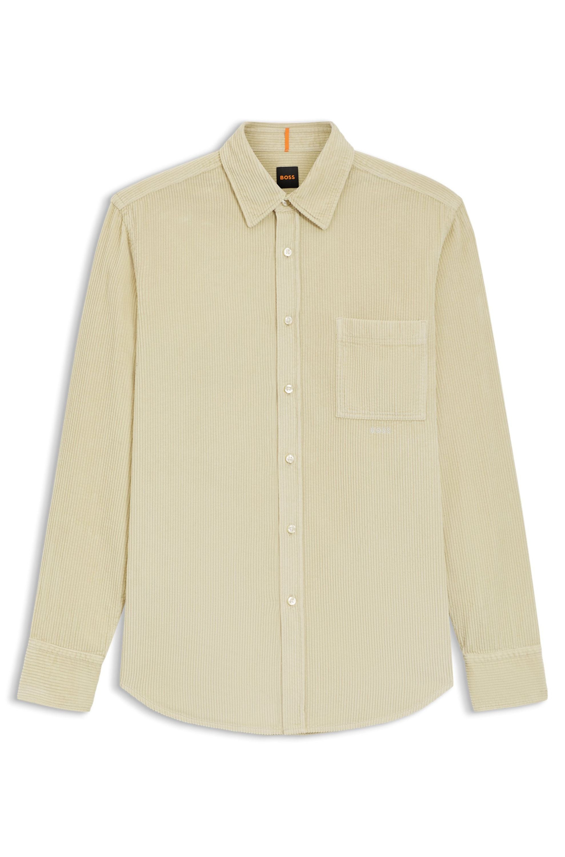 Overshirt Regular Fit aus Cord - 271-Light Beige - Creme
