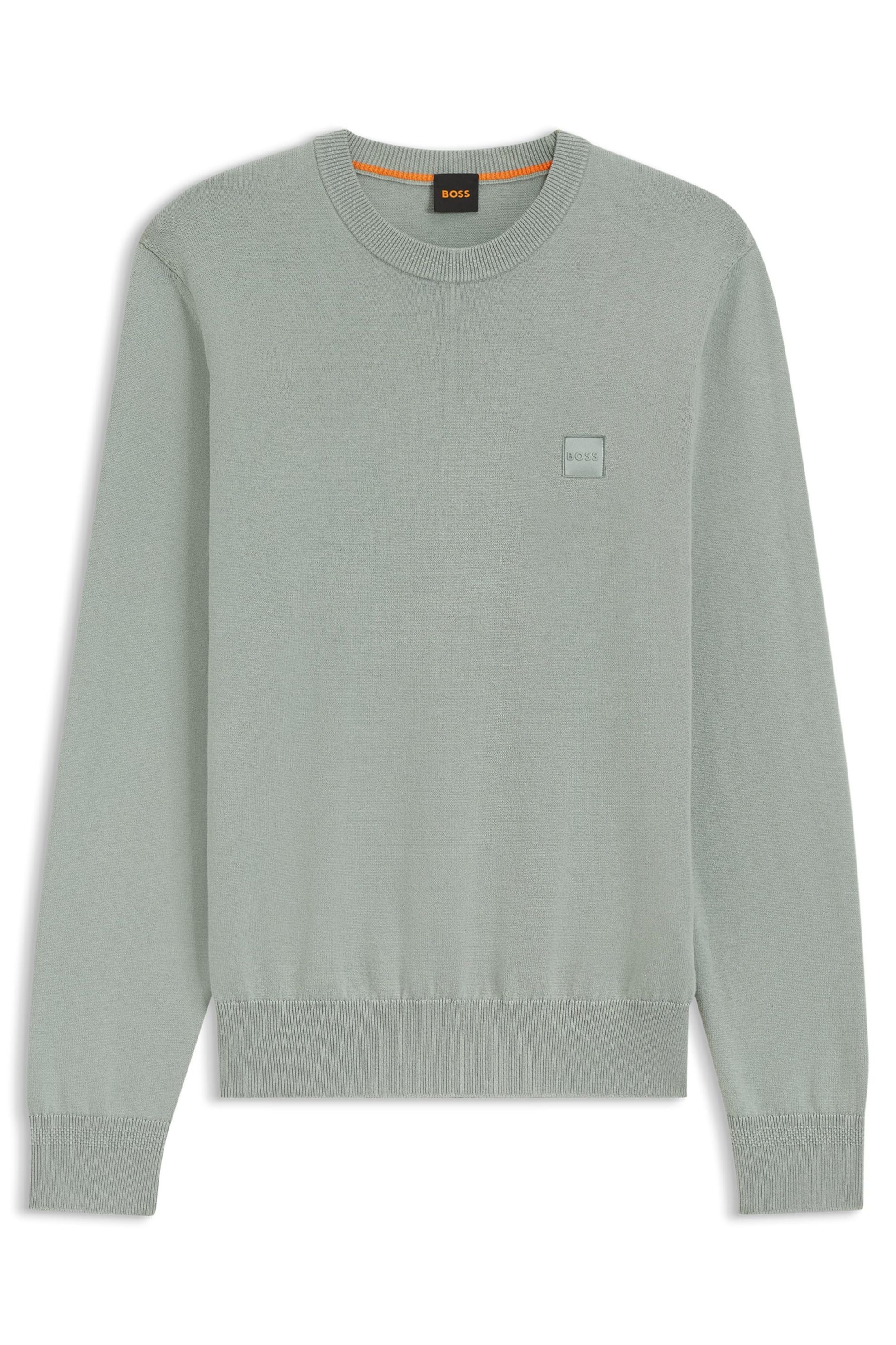Sweatshirt aus Baumwolle - 351-Open Green - Grün