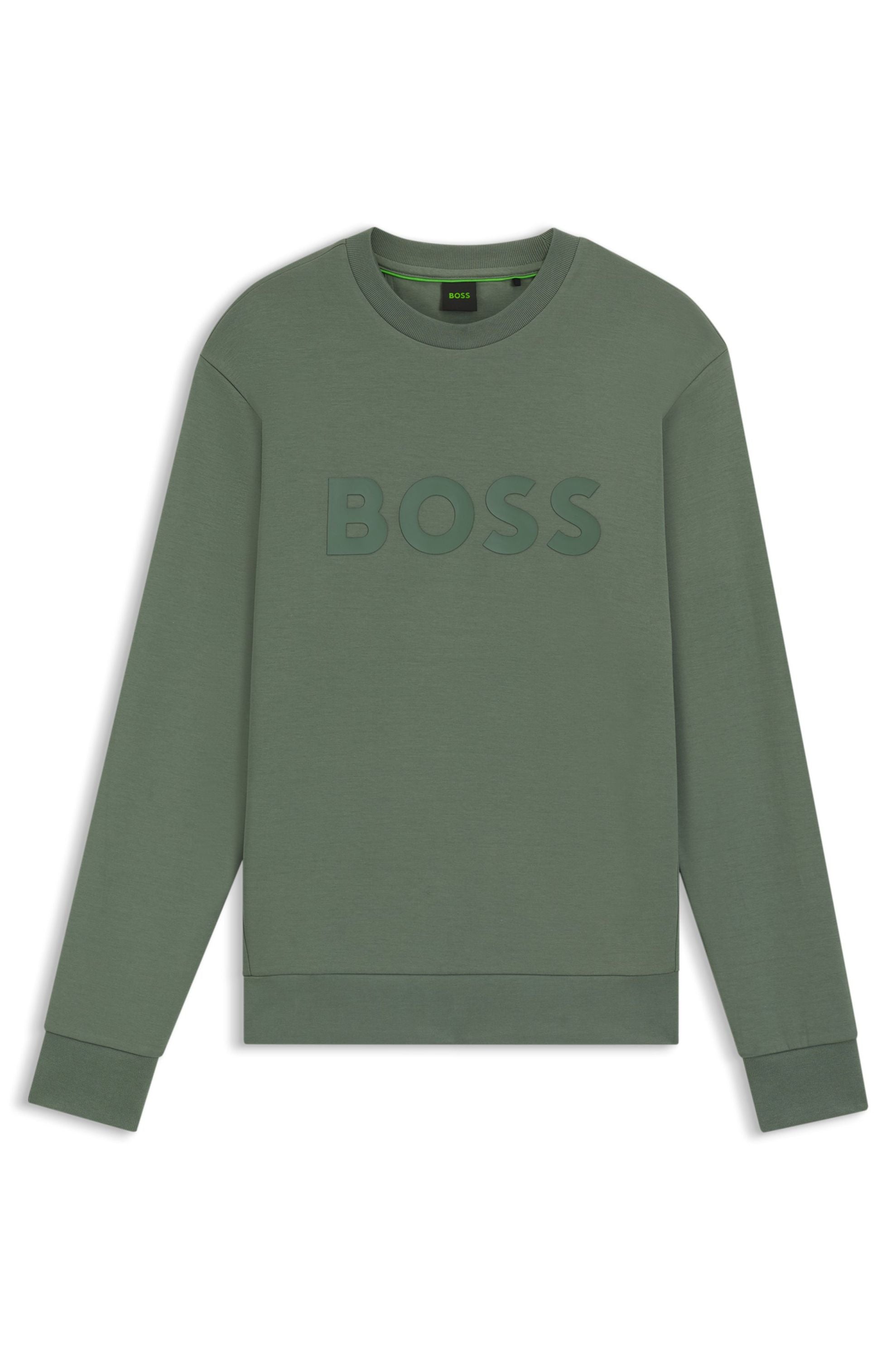 Sweatshirt aus Baumwolle - 358-Open Green - Grün
