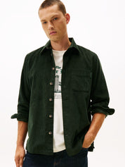 Cordovershirt aus Baumwolle - 0H9-GREEN - Grün