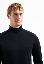 Rollkragenpullover - 020-Black - Schwarz