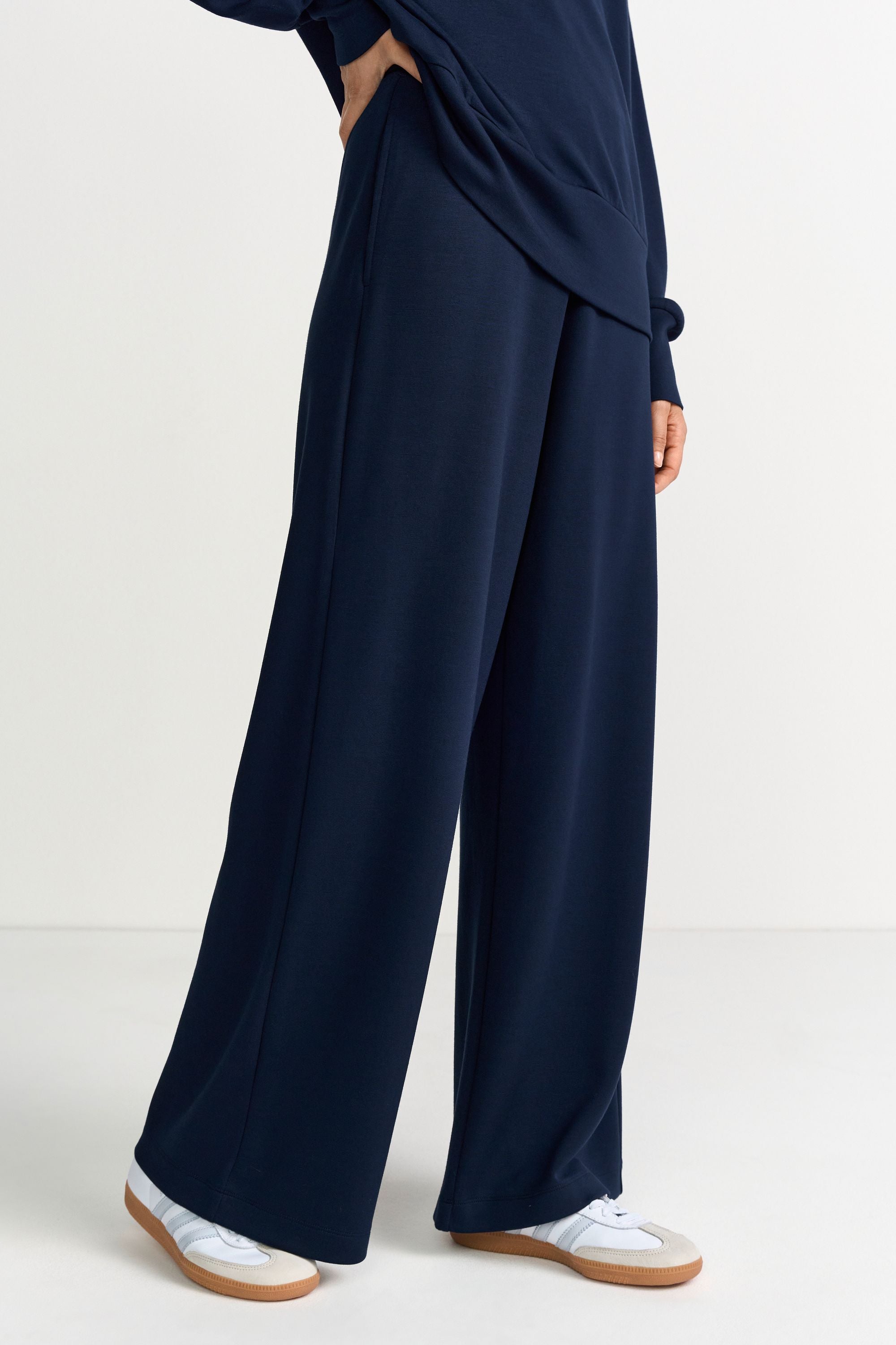 Jogger Wide Leg - 781-midnight blue - Blau