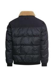 Übergangsjacke mit abnehmbarem Kragen - 48-Dark Navy Melange - Blau