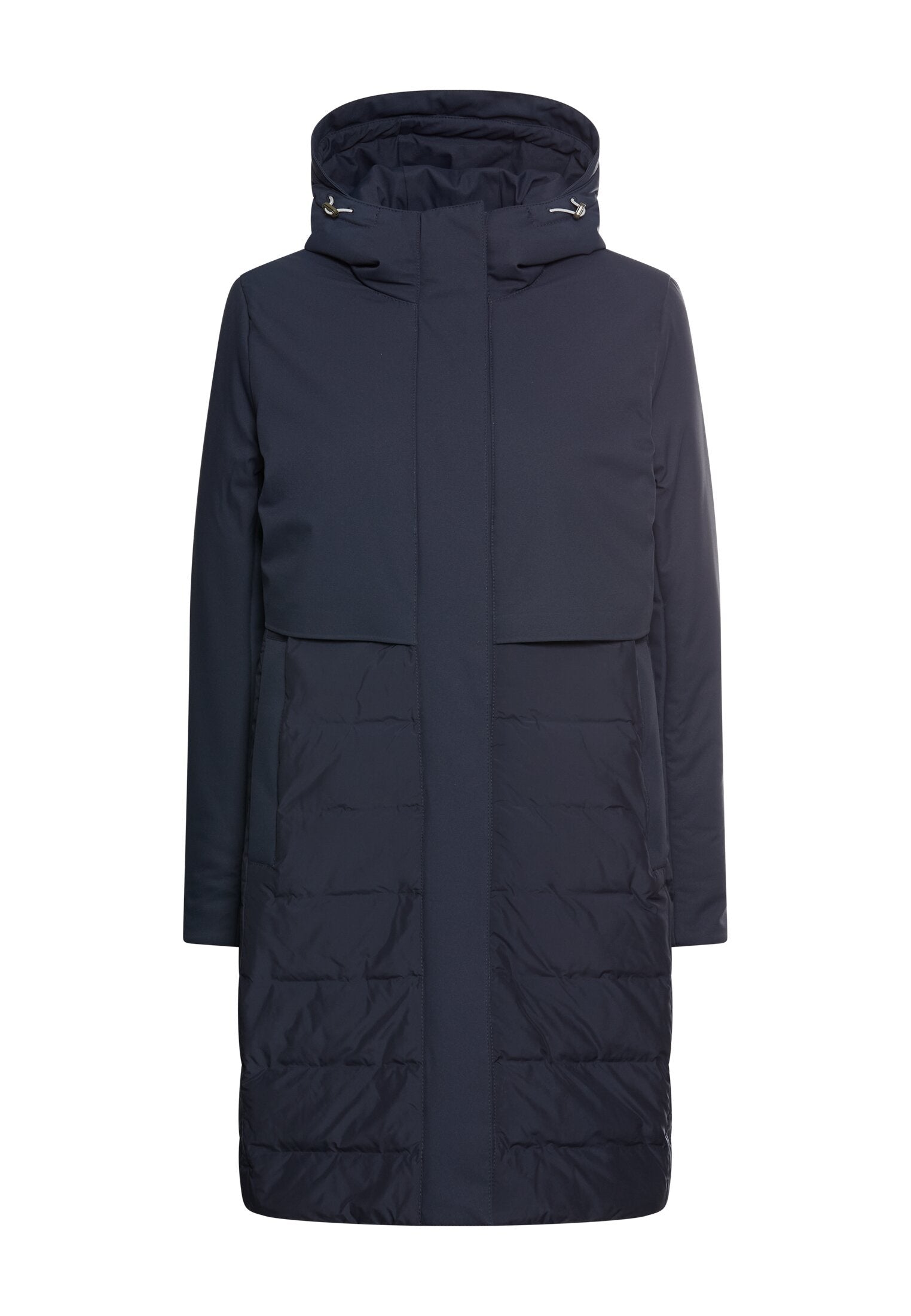 Funktionsparka mit Kapuze - 43-Navy - Blau