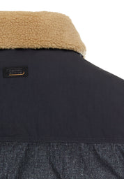 Übergangsjacke mit abnehmbarem Kragen - 48-Dark Navy Melange - Blau