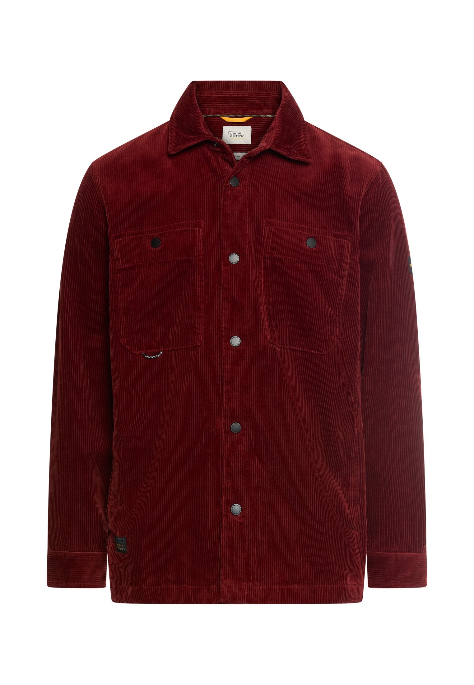 Overshirt aus Cord - 57-Amber Red - Rot