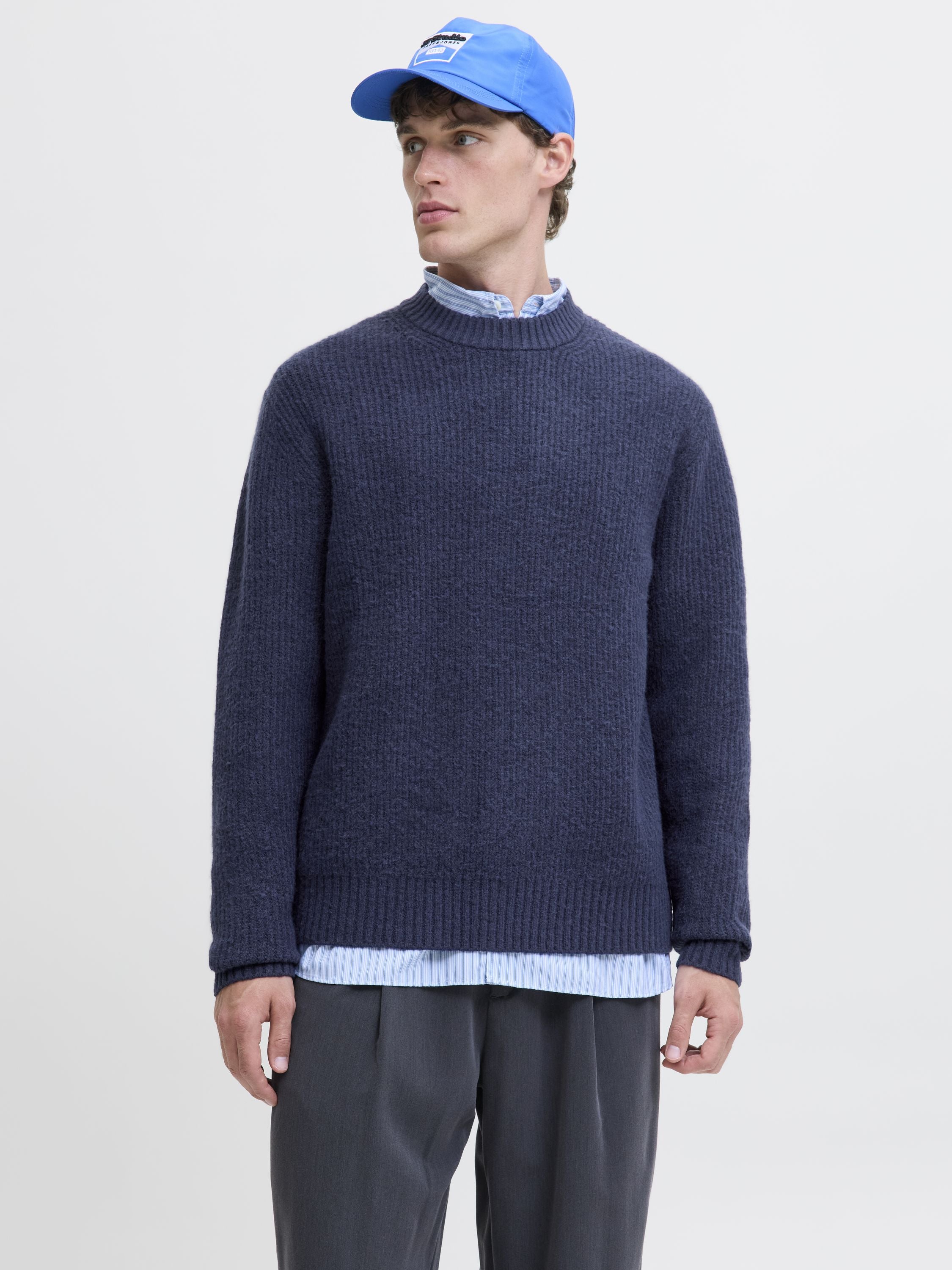 Strickpullover - Ocean Cavern - Blau