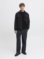 Strickpullover aus Baumwolle - Black - Schwarz