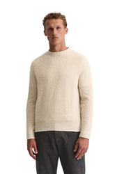 Strickpullover - 152-white cotton - Beige