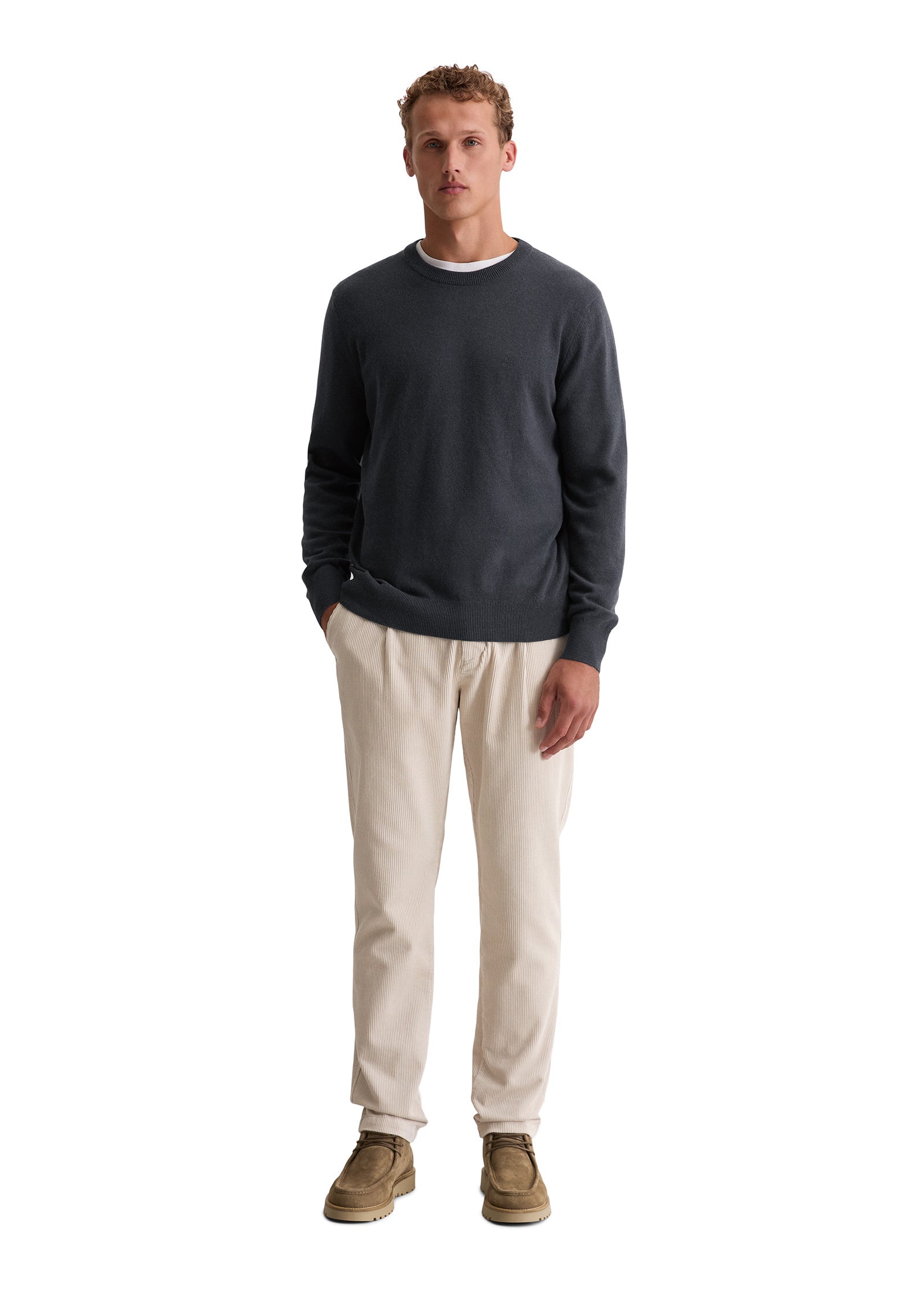 Pullover regular - 4131-Dark Navy - Blau