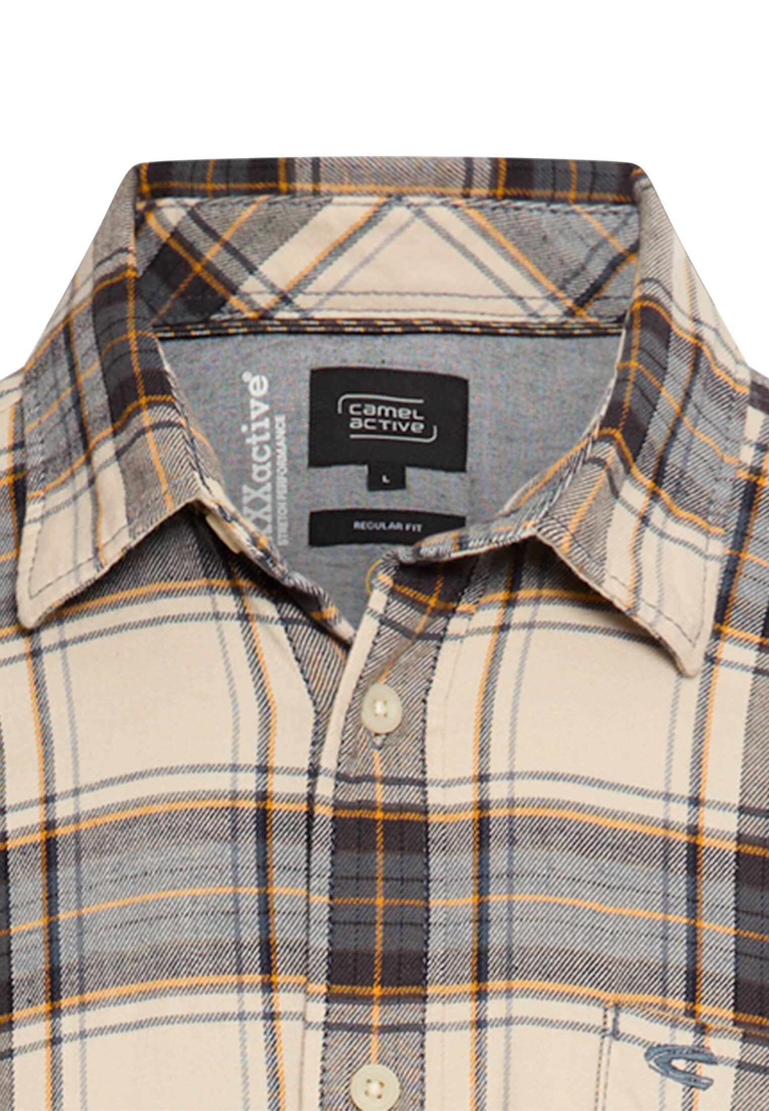 Hemd Regular Fit - 11-Oatmeal - Beige