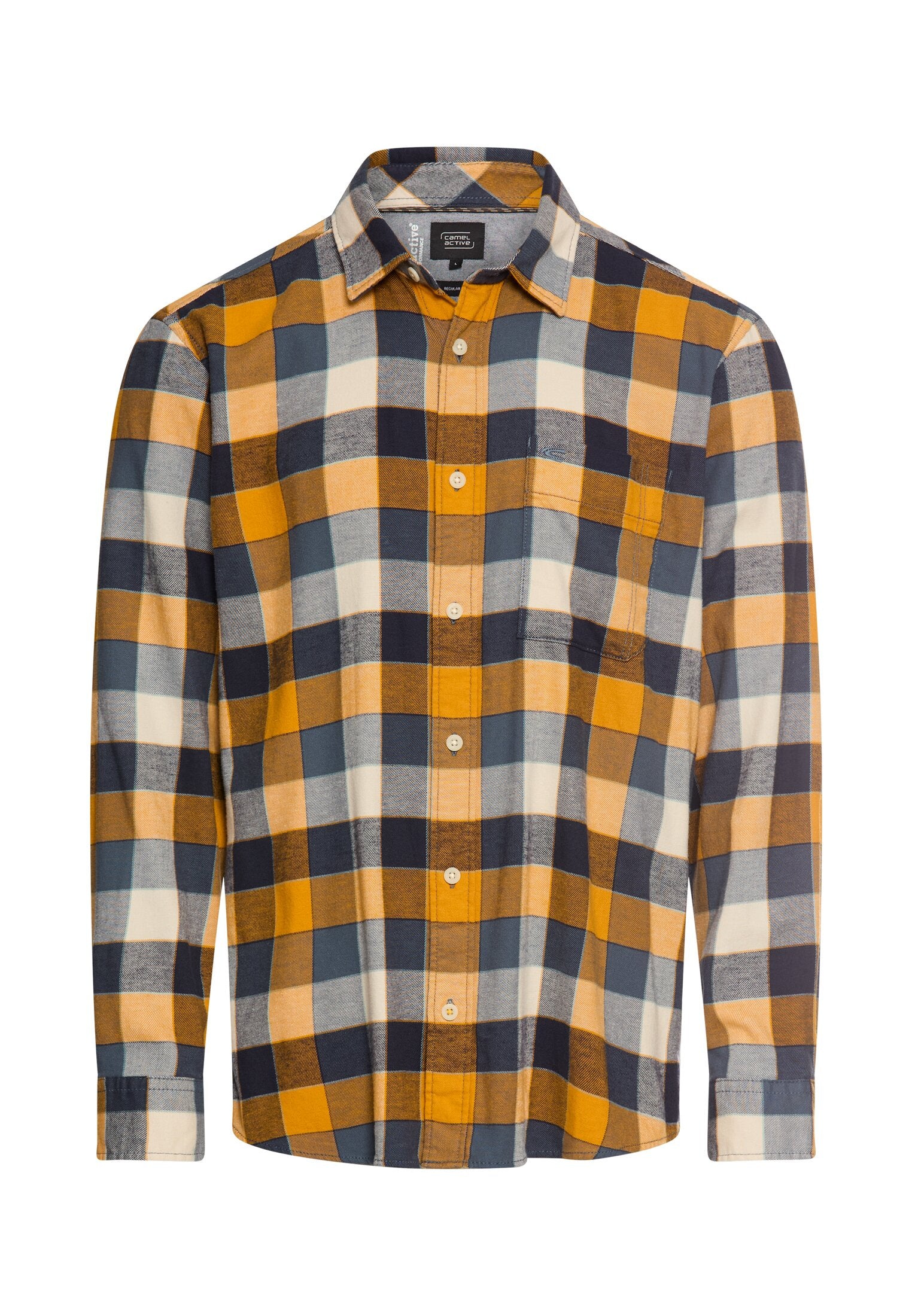 Hemd Regular Fit - 67-Burned Yellow - Orange