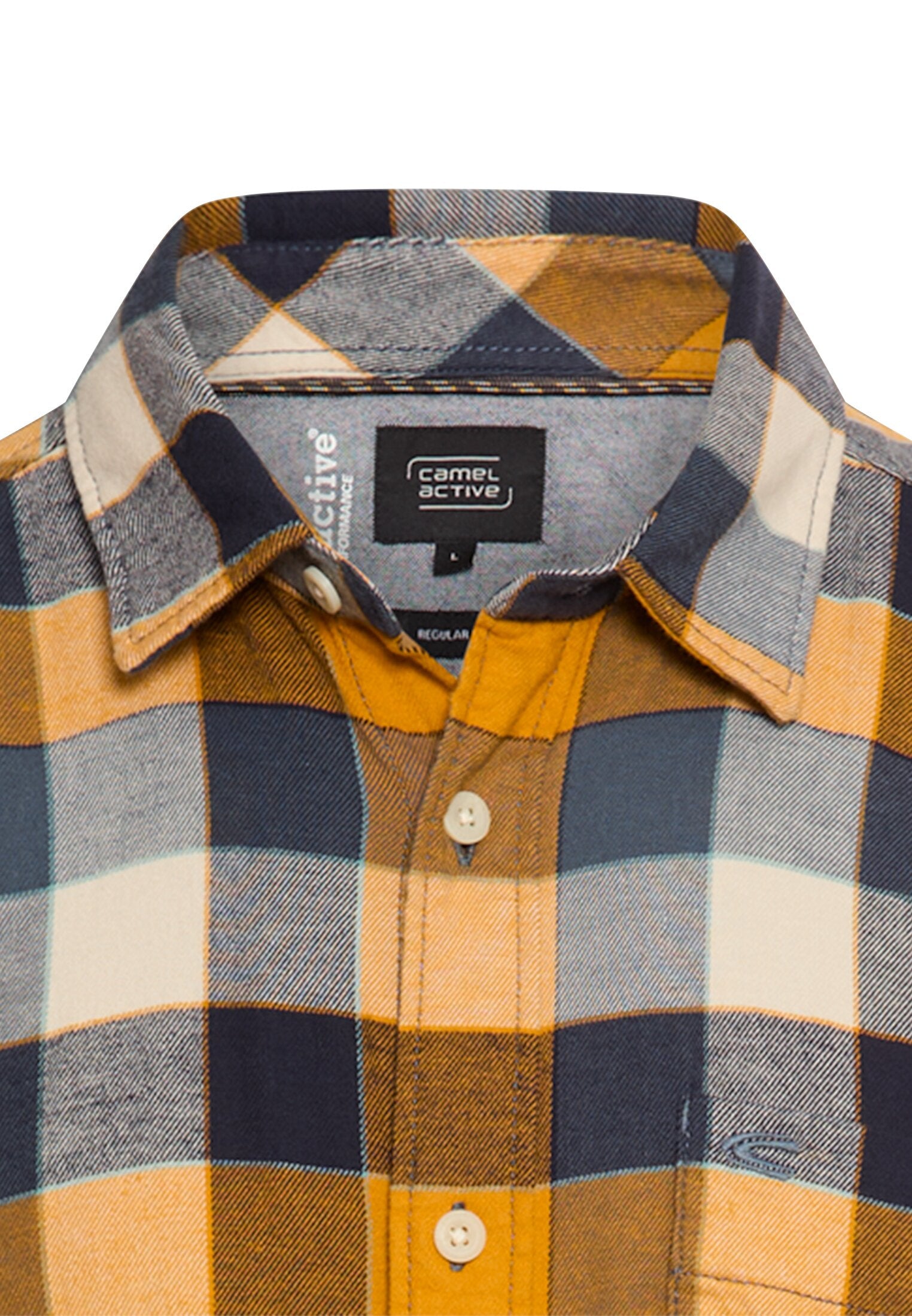 Hemd Regular Fit - 67-Burned Yellow - Orange