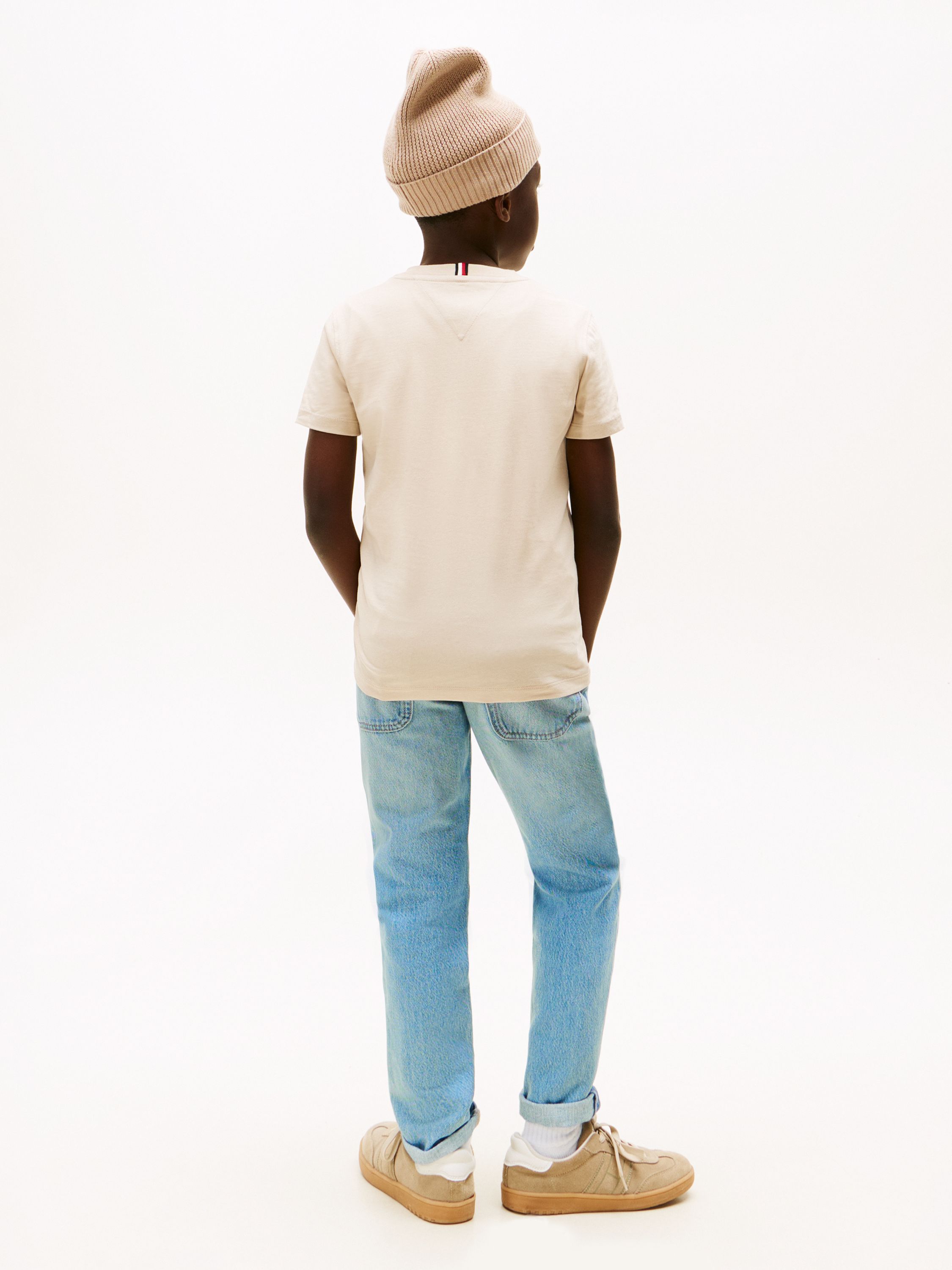 T-Shirt aus Baumwolle - ABY-BEIGE - Beige