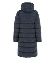 Steppmantel mit Kapuze - 0091 - Blau