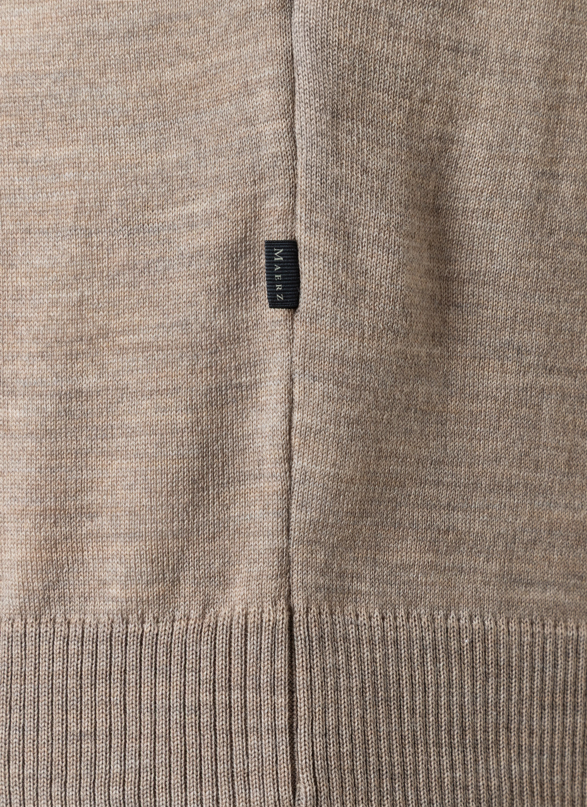 Strickpullover aus Merinowolle - 124 - Beige