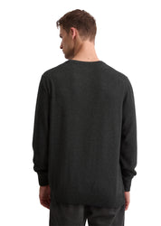 Strickpullover aus Baumwollmix - 989-dark grey melange - Grau