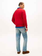 Sweatshirt aus Baumwollmix - XLD-RED - Rot