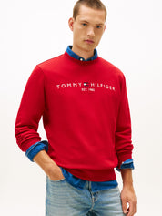 Sweatshirt aus Baumwollmix - XLD-RED - Rot