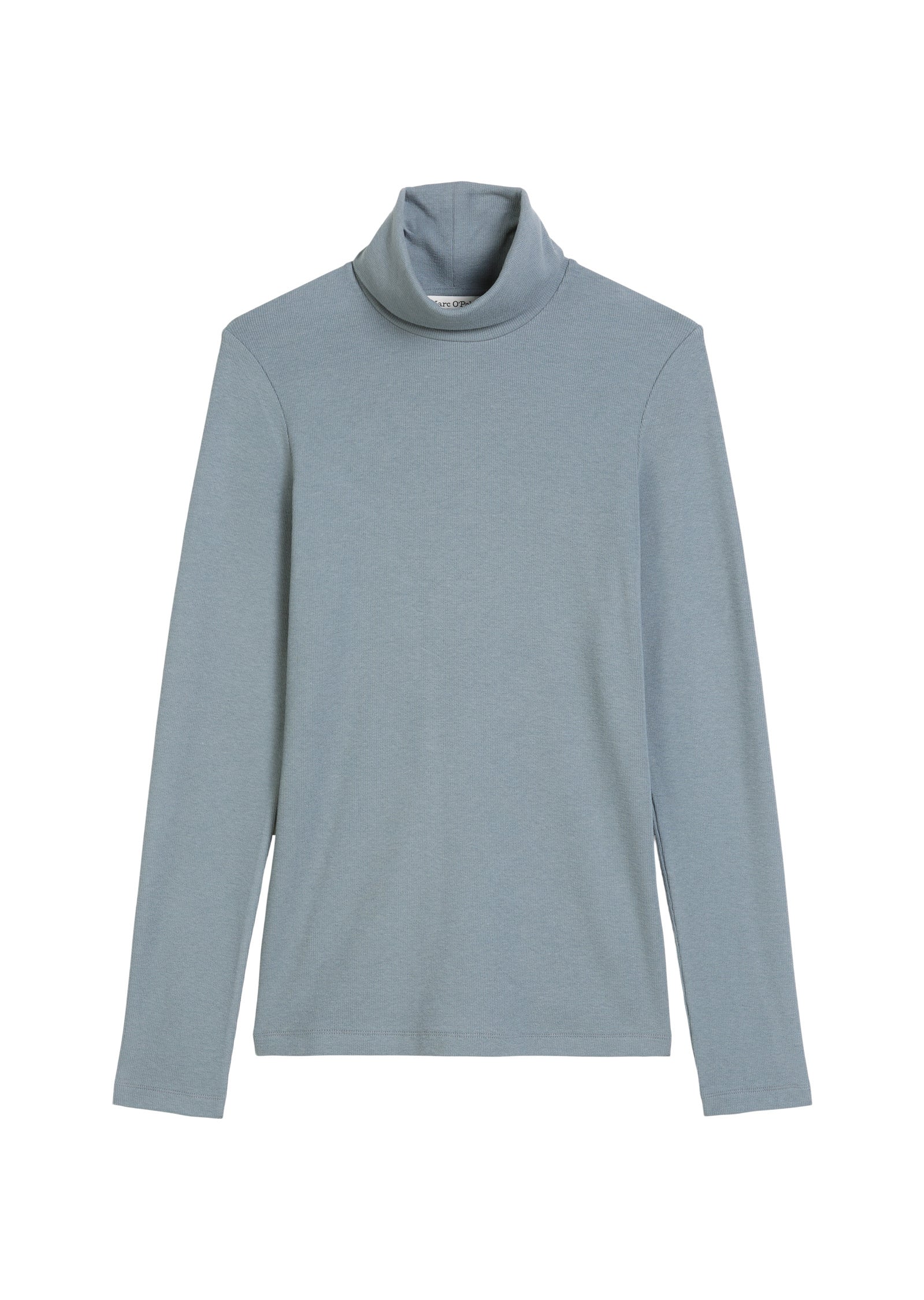 Dünner Strickpullover mit Rollkragen - 857-slate blue - Blau