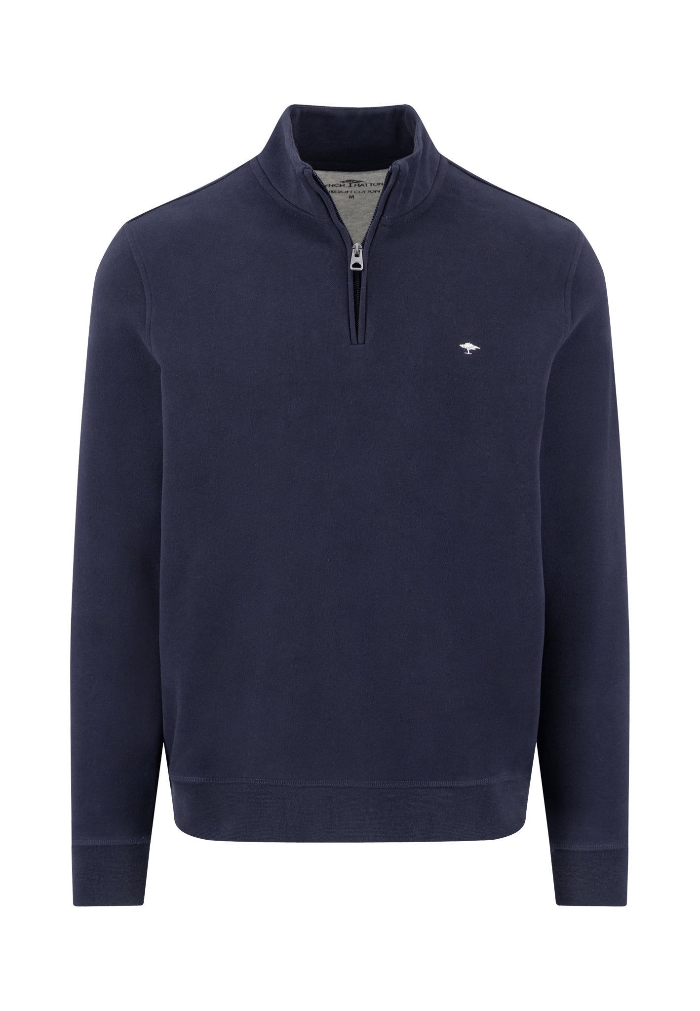 Sweatshirt aus Baumwolle - 690-navy - Blau