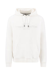 Sweathoodie aus Baumwolle - 824-new offwhite - Weiß