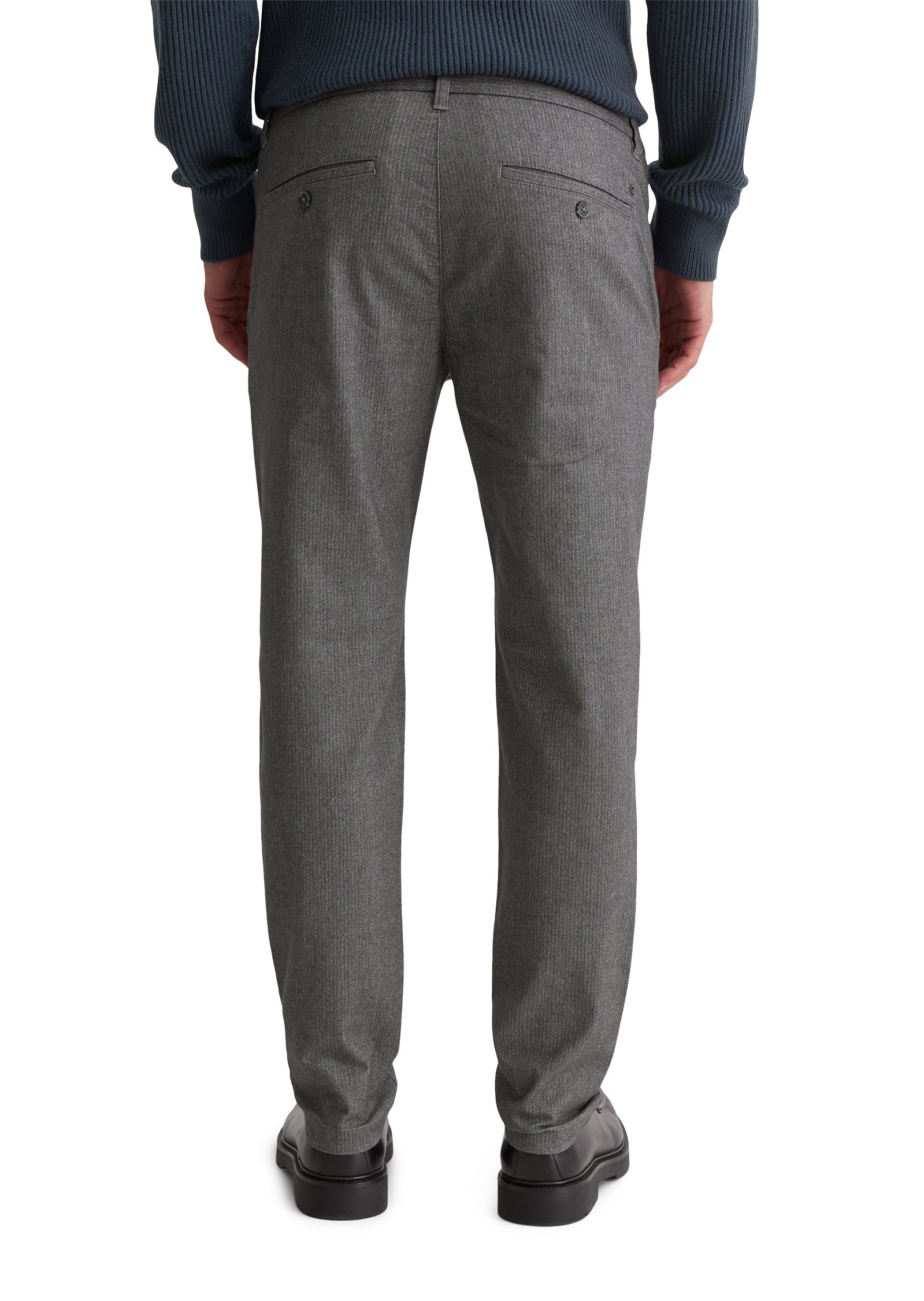 Chinohose Regular Fit - E96-multi/grey melange - Grau