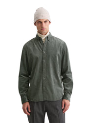 Cordhemd Regular Fit - 451-mangrove - Grün
