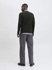 Strickpullover aus Baumwolle - Peat/Twist - Grün