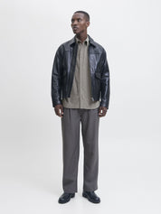 Cordhemd CASCOT Relaxed Fit - Gray Flannel - Grau