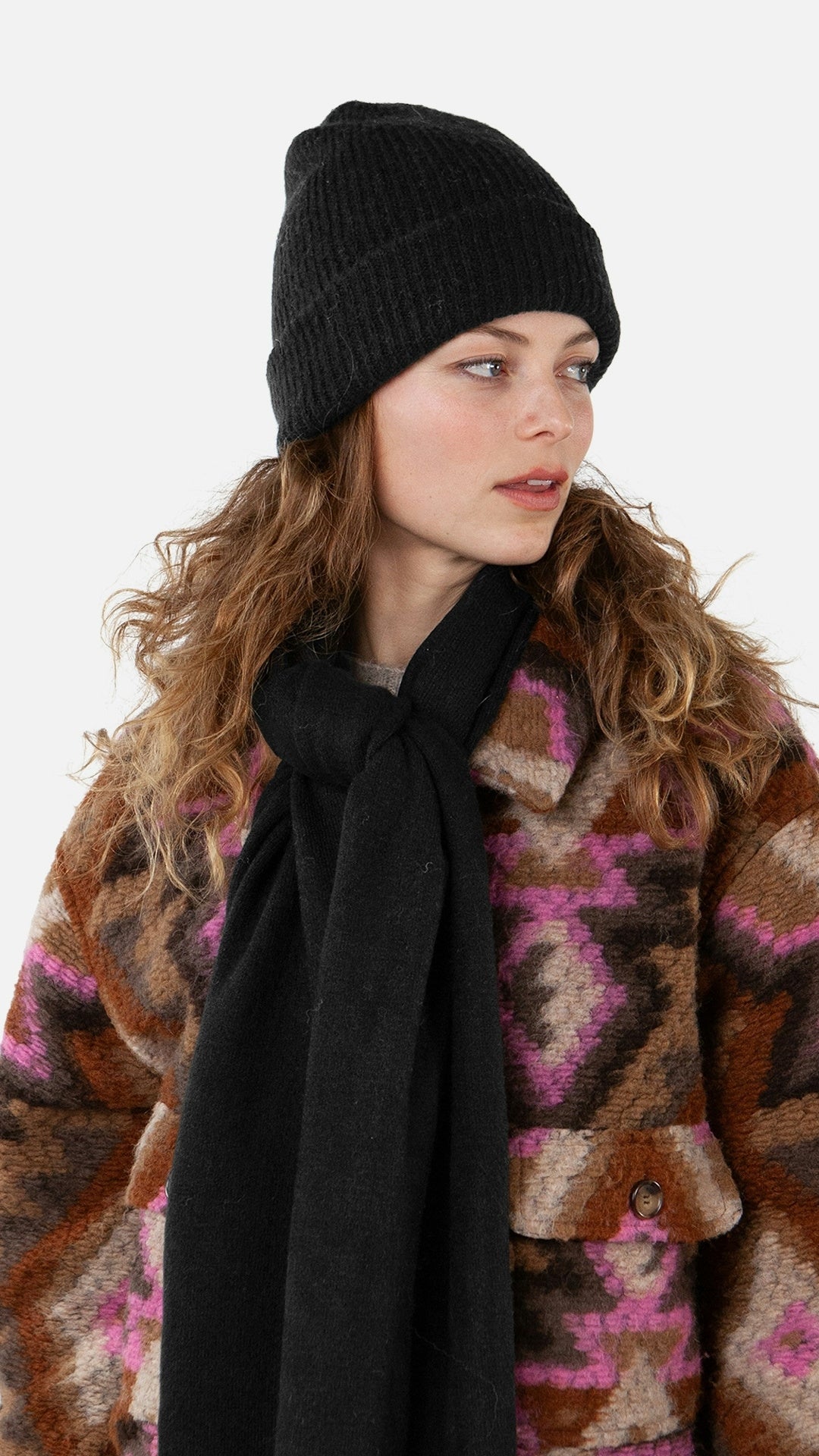 Schal Witzia - black - Schwarz