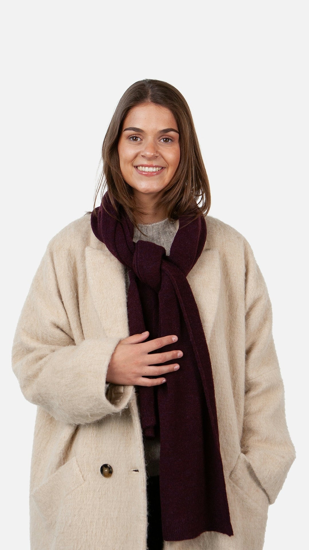 Schal Witzia - aubergine - Violett