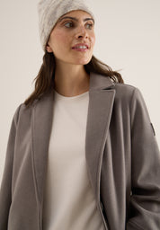 Kurzmantel - 16543 mushroom taupe - Braun