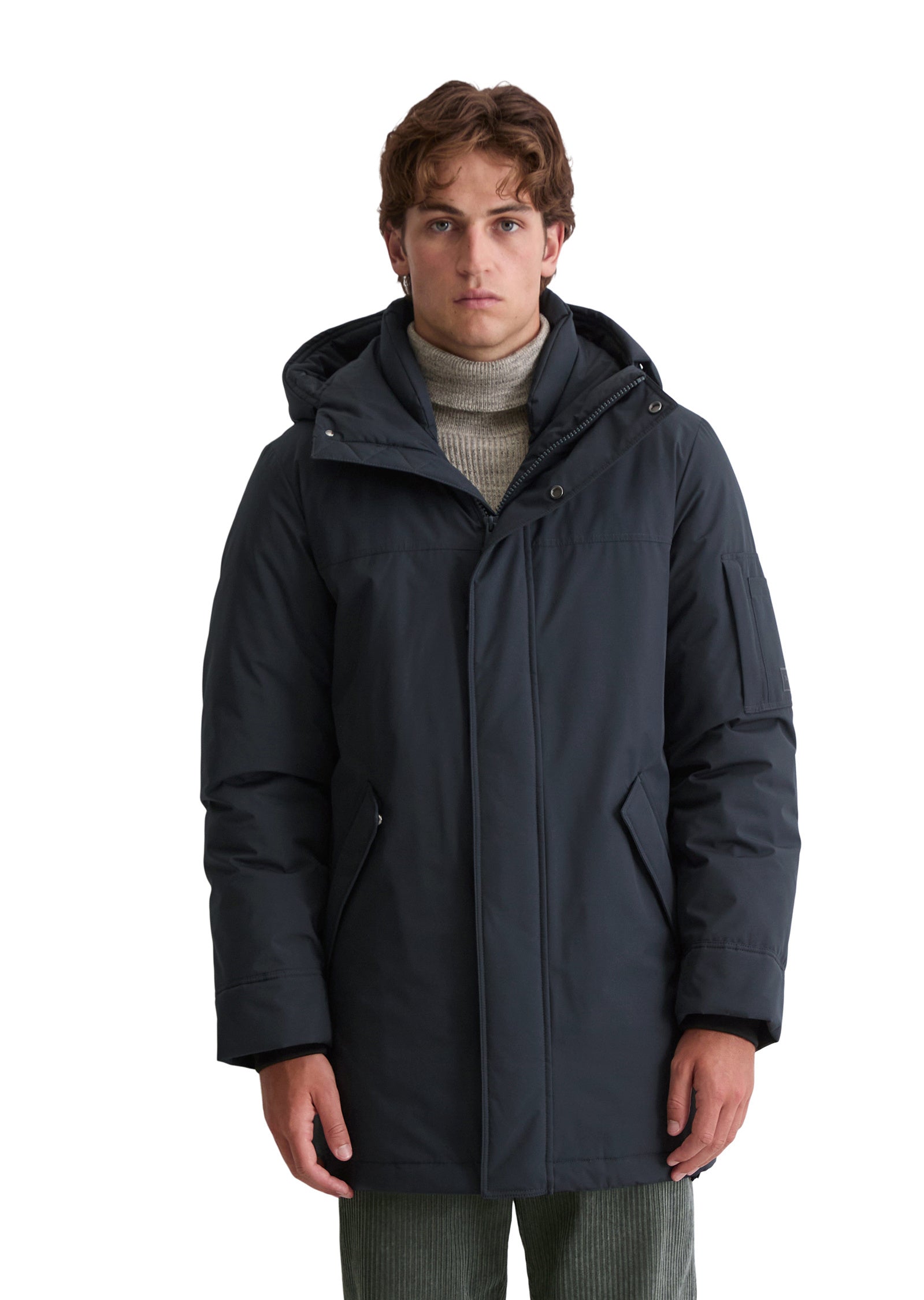Parka mit Kapuze - 898-dark navy - Blau