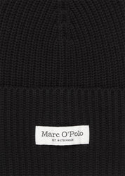 Strickmütze aus Baumwolle - 990-black - Schwarz