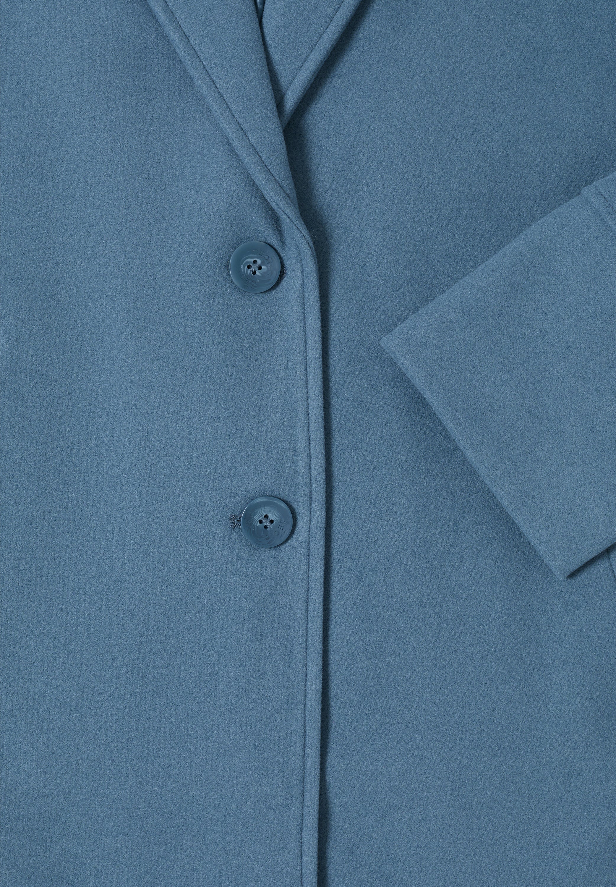 Kurzmantel - 16666 moonstone blue - Blau