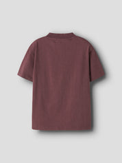 T-Shirt aus Bio-Baumwolle - Oxblood Red - Rot
