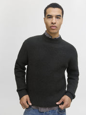 Strickpullover - Black - Schwarz