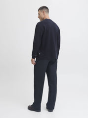 Strickjacke aus Baumwollmix - Night Sky - Blau