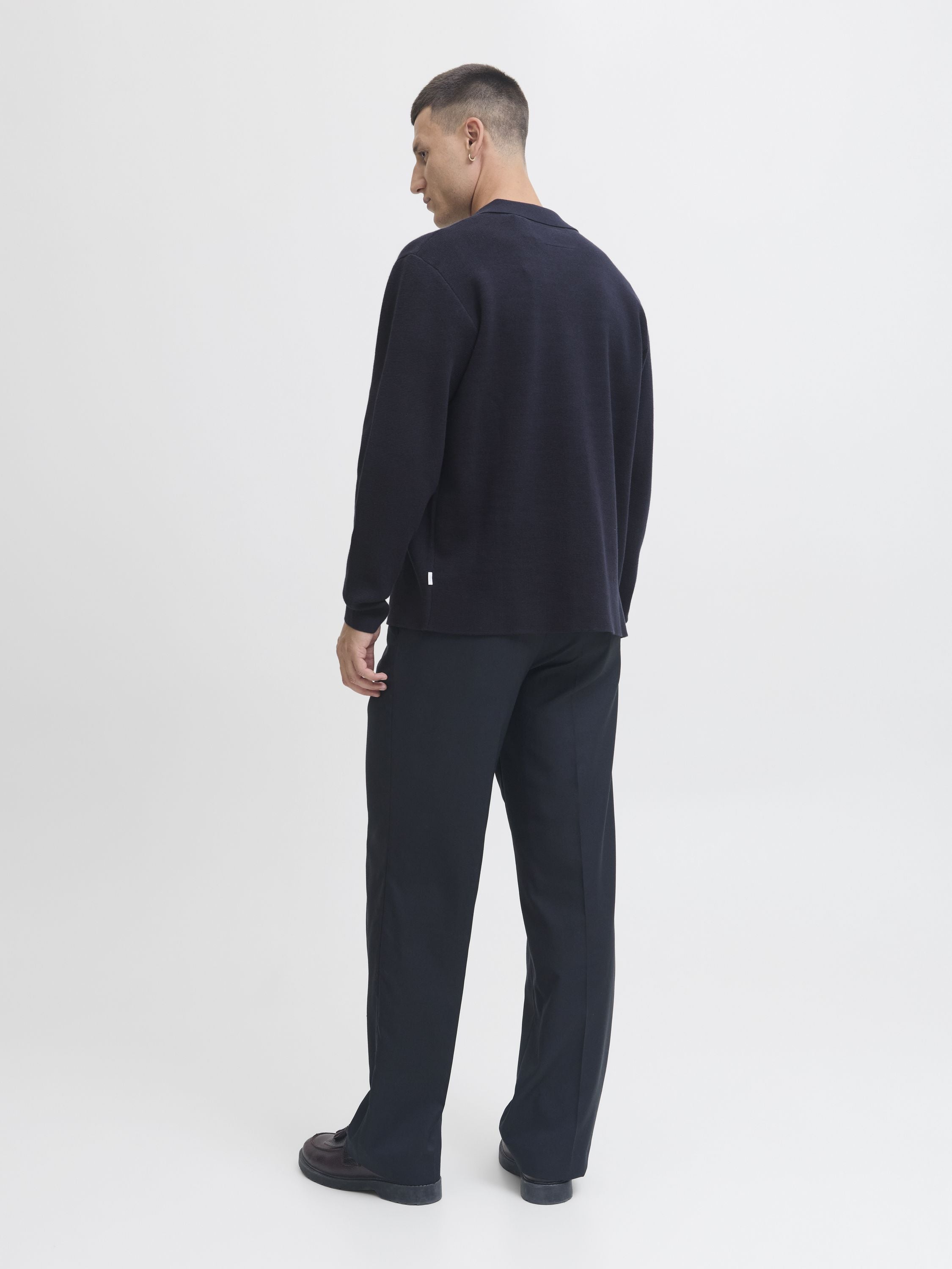 Strickjacke aus Baumwollmix - Night Sky - Blau