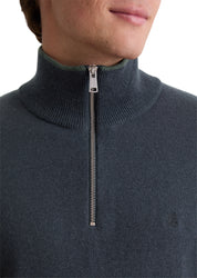 Strickpullover aus Woll-Mix - 4131-Dark Navy - Blau