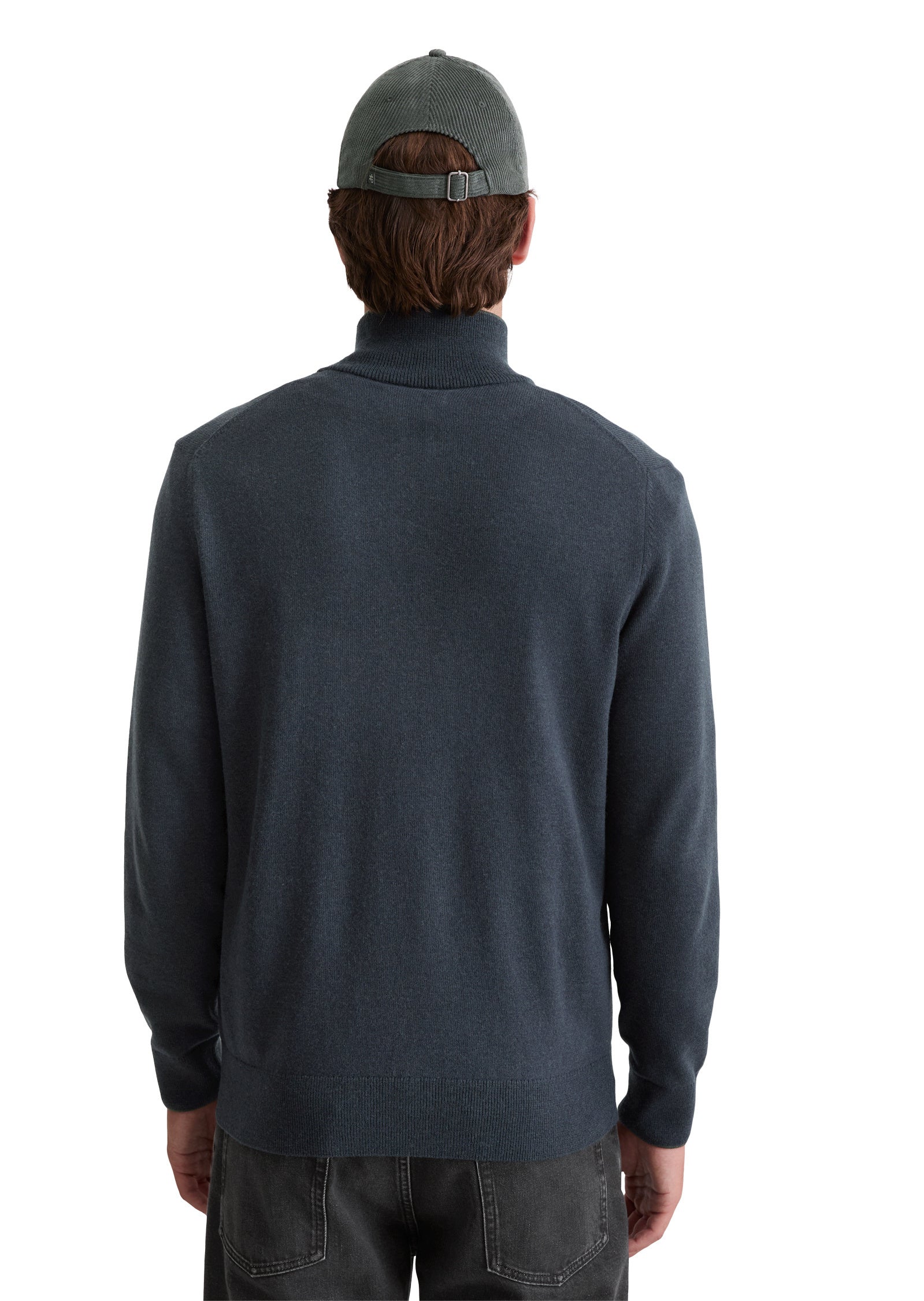 Strickpullover aus Woll-Mix - 898-dark navy - Blau