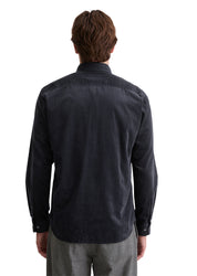 Cordhemd Regular Fit - 898-dark navy - Blau