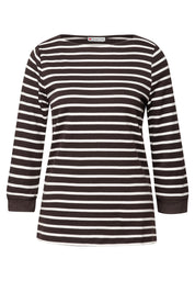 Langarmshirt aus Bio-Baumwolle - 26866-deep roast brown - Braun