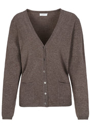 Cardigan - 743 743 MOKKA MEL. - Braun