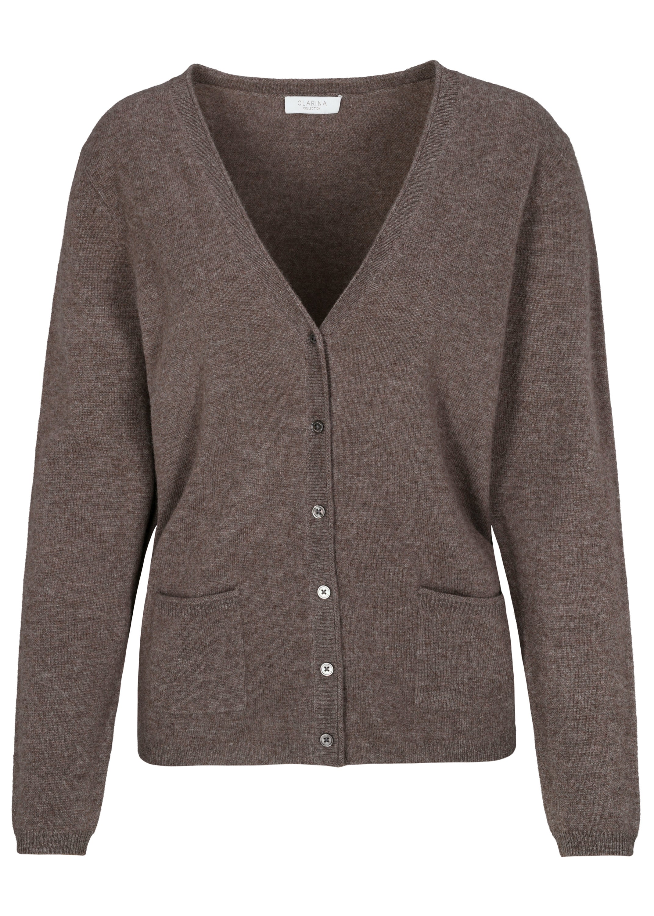 Cardigan - 743 743 MOKKA MEL. - Braun